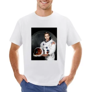 Ryan Gosling Neil Armstrong First Man On The Moon New Movie Ladies T S Asian Size Men T-Shirt