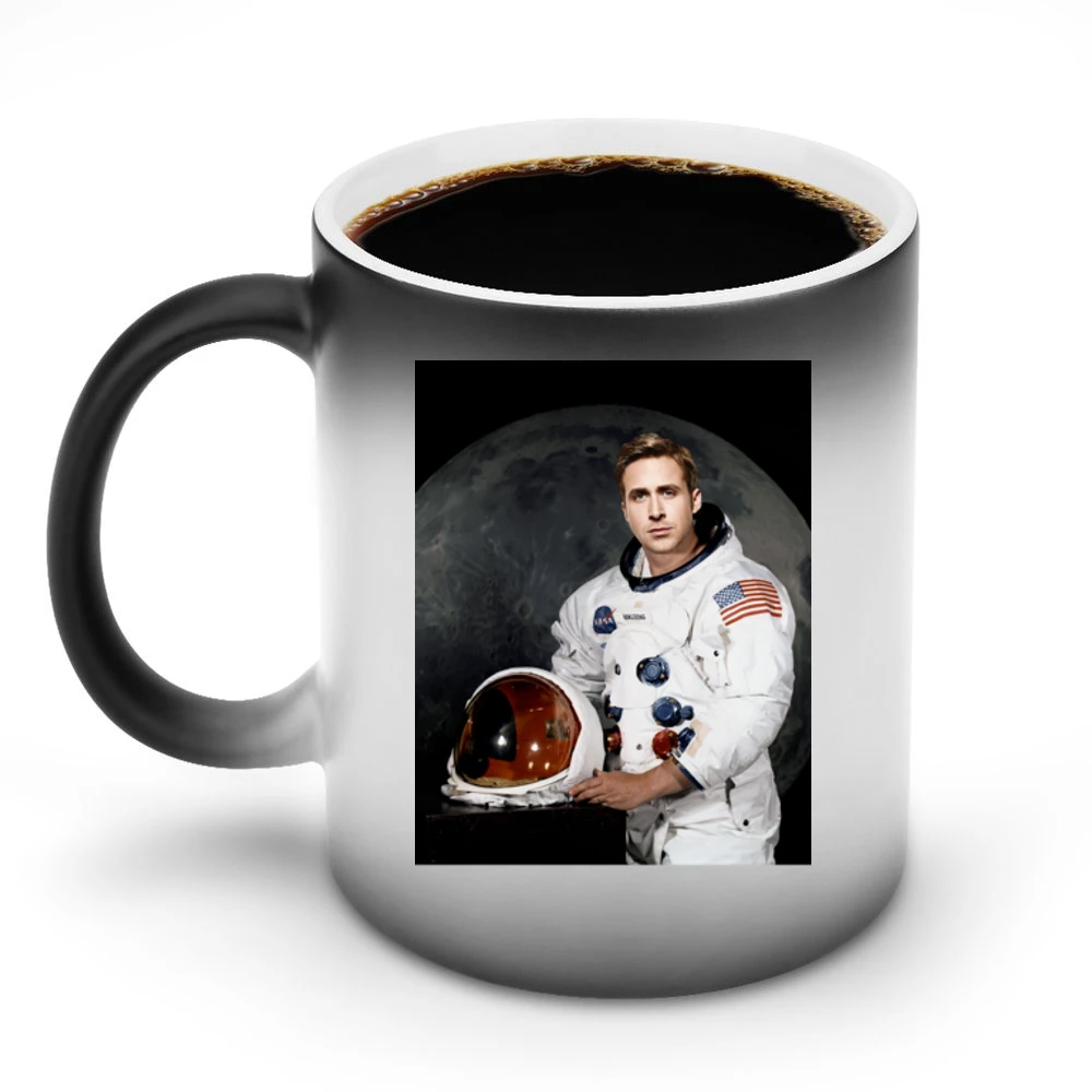 Ryan Gosling Neil Armstrong First Man On The Moon New Movie Ladies T S Discoloration Mug
