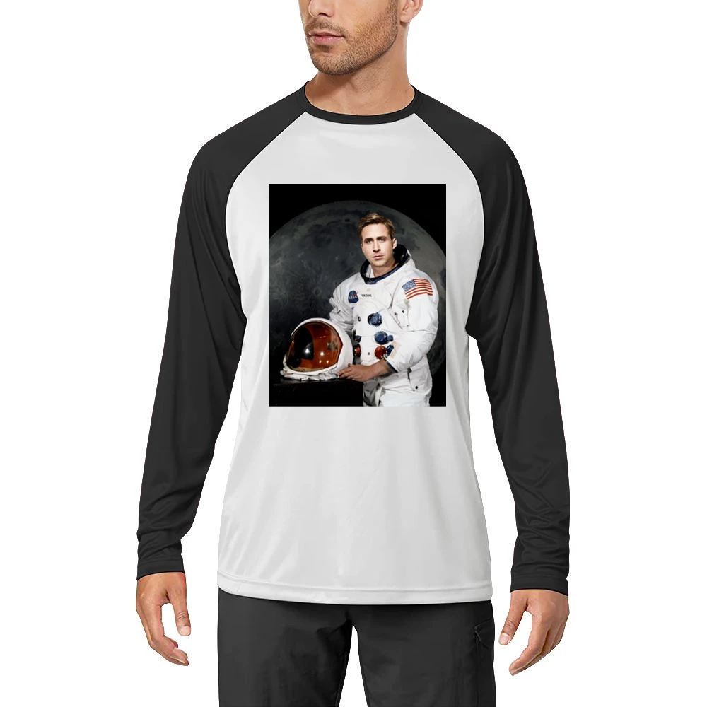 Ryan Gosling Neil Armstrong First Man On The Moon New Movie Men Long Sleeve T-Shirt