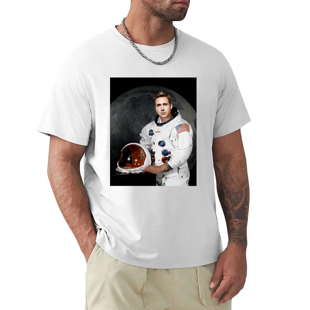Ryan Gosling Neil Armstrong First Man On The Moon New Movie Premium Men T-shirt