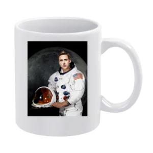 Ryan Gosling Neil Armstrong First Man On The Moon New Movie White Mug