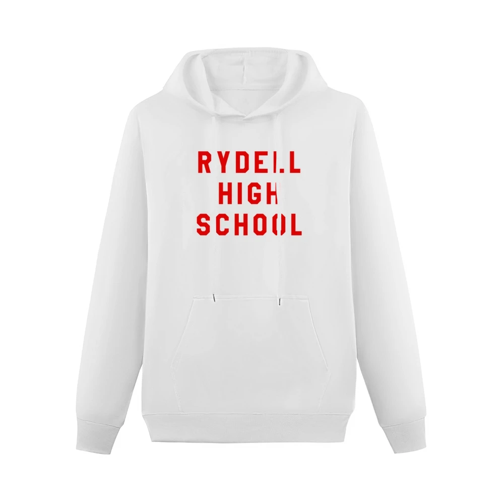 Rydell High School Fun Popular Grease Movie Graphic 80s Style Men Hoodie With Pocket
