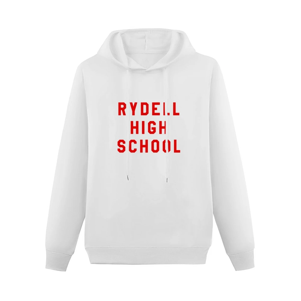 Rydell High School Fun Popular Grease Movie Graphic 80s Style Men Hoodie Without Pocket