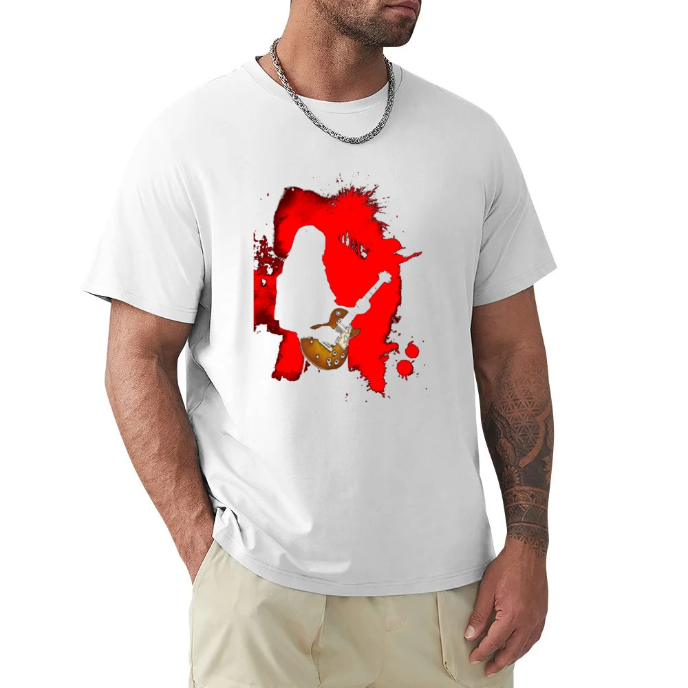 Ryusuke Minami Ray playing Lucile guitar red splashing silhouette beck Premium Men T-shirt