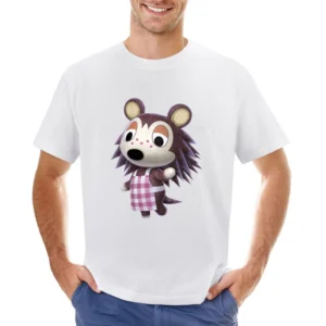 Sable Able From Animal Crossing Nintendo Character Video Game Asian Size Men T-Shirt