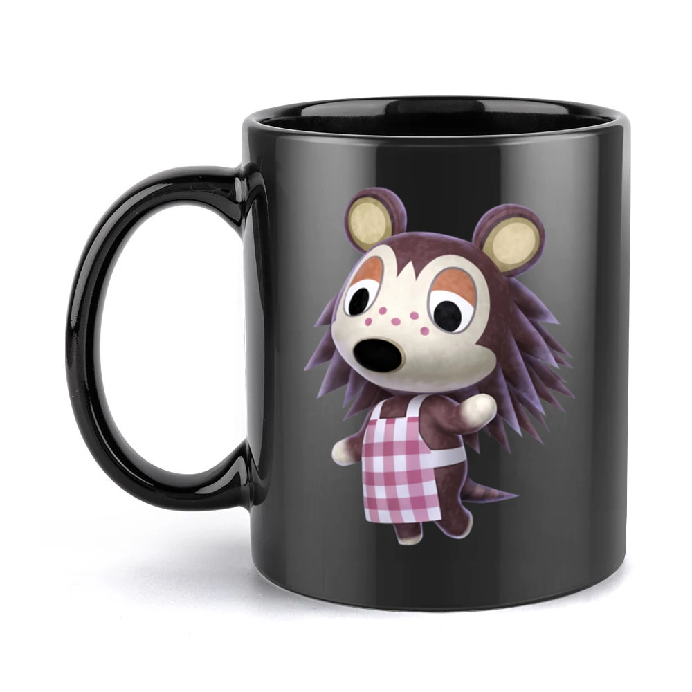 Sable Able From Animal Crossing Nintendo Character Video Game Black Mug
