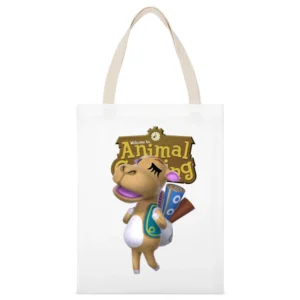 Saharah From Animal Crossing Nintendo Video Game Fan White Canvas Tote Shopping Bag