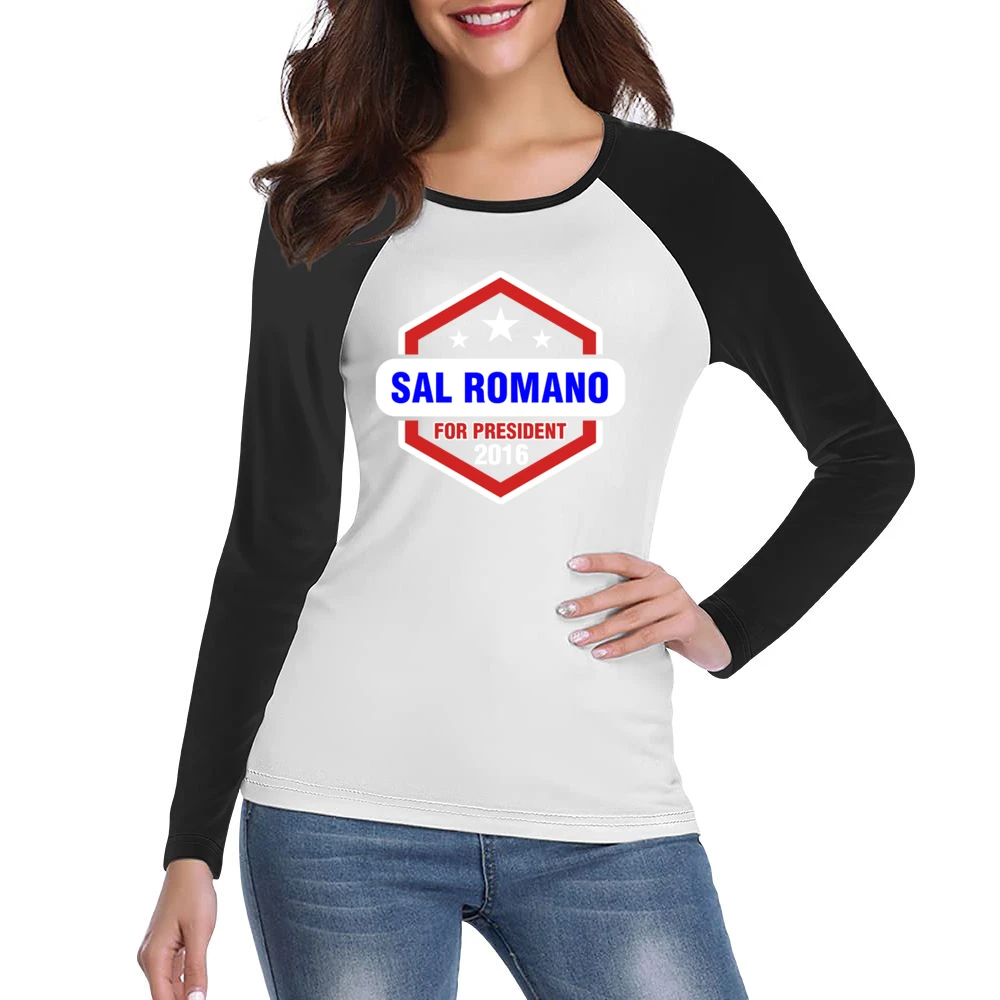 Sal Romano For President 2016 Mad Men TV Show Women Ladies Long Sleeve T-Shirt
