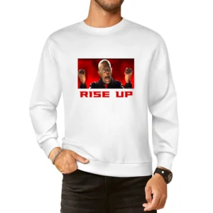 Samuel L Jackson Rise Up Falcons European Size Pullover Sweater