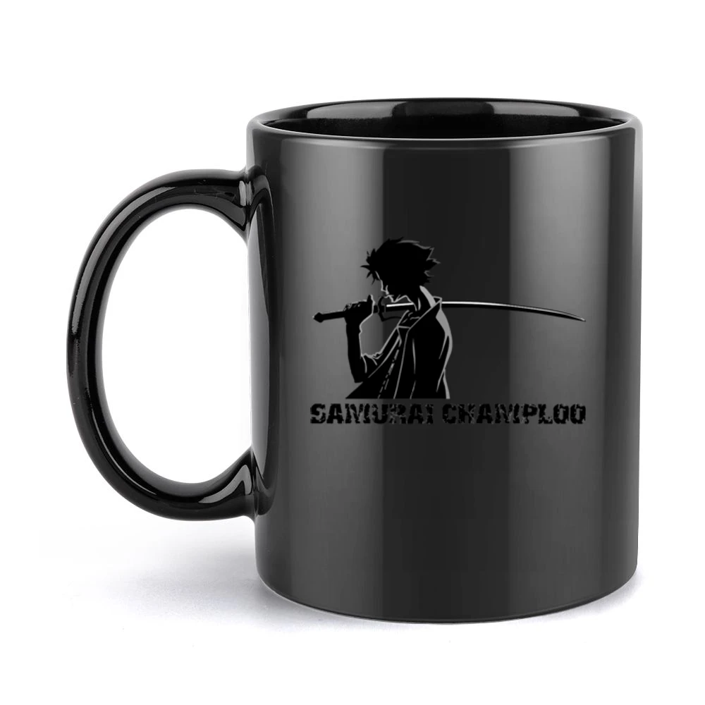 Samurai champloo mugen black Silhouette shadow anime manga Black Mug