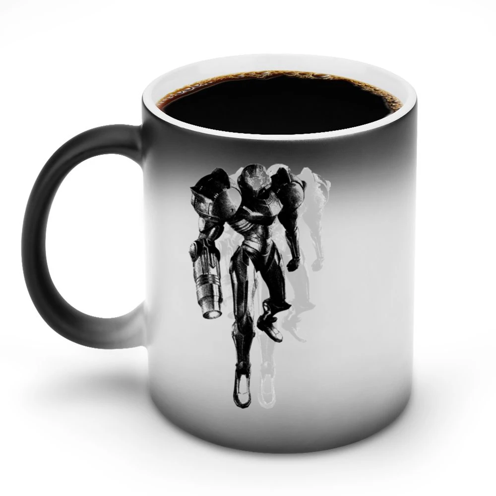 Samus Aran Metroid Armor Video Game Discoloration Mug