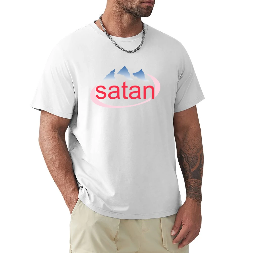 Satan Funny Water Parody Premium Men T-shirt