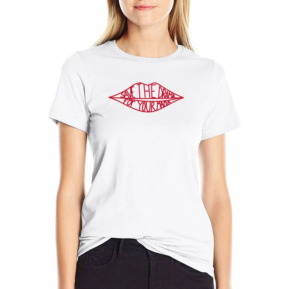 Save The Drama For Your Mama Rachel Green Friends Tv Show Funny Ladies US Size Women Ladies T-shirt