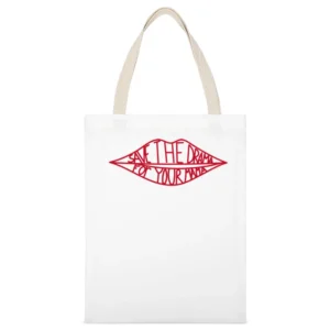 Save The Drama For Your Mama Rachel Green Friends Tv Show Funny Ladies White Canvas Tote Shopping Bag