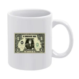 Scarface Tshirt White Mug