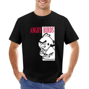 Scarface angry bird parody funny Asian Size Men T-Shirt