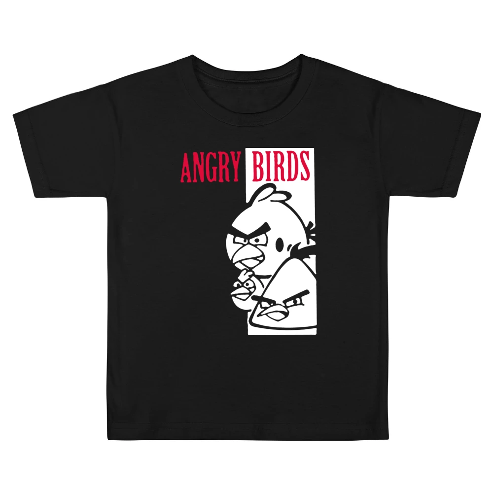 Scarface angry bird parody funny Kids Boys Girls T-Shirt