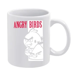 Scarface angry bird parody funny White Mug