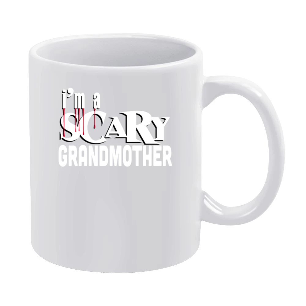 Scary Grandmother Tshirt (all Styles And Colors Available) White Mug