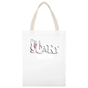 Scary Mom Tshirt (all Styles And Colors Available) White Canvas Tote Shopping Bag