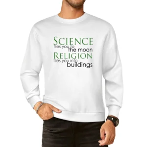 Science and Religion Definition European Size Pullover Sweater
