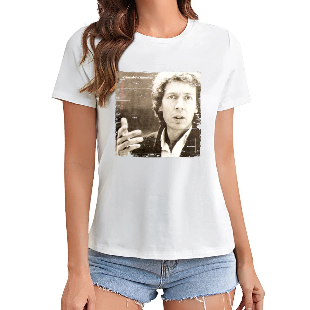 Scott Walker Climate Of The Hunter Album Cover Distressed Image T Shir Asian Size Women Ladies T-shirt