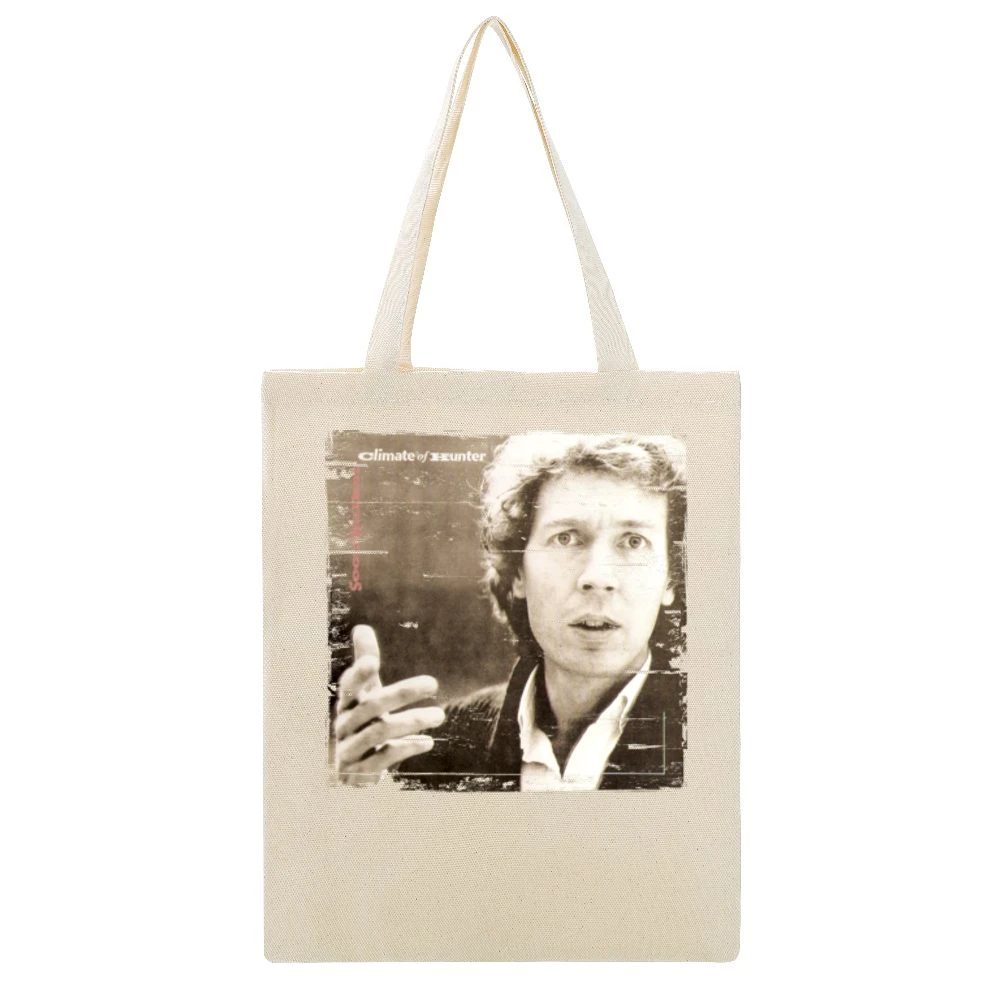 Scott Walker Climate Of The Hunter Album Cover Distressed Image T Shir Beige Canvas Tote Shopping Bag
