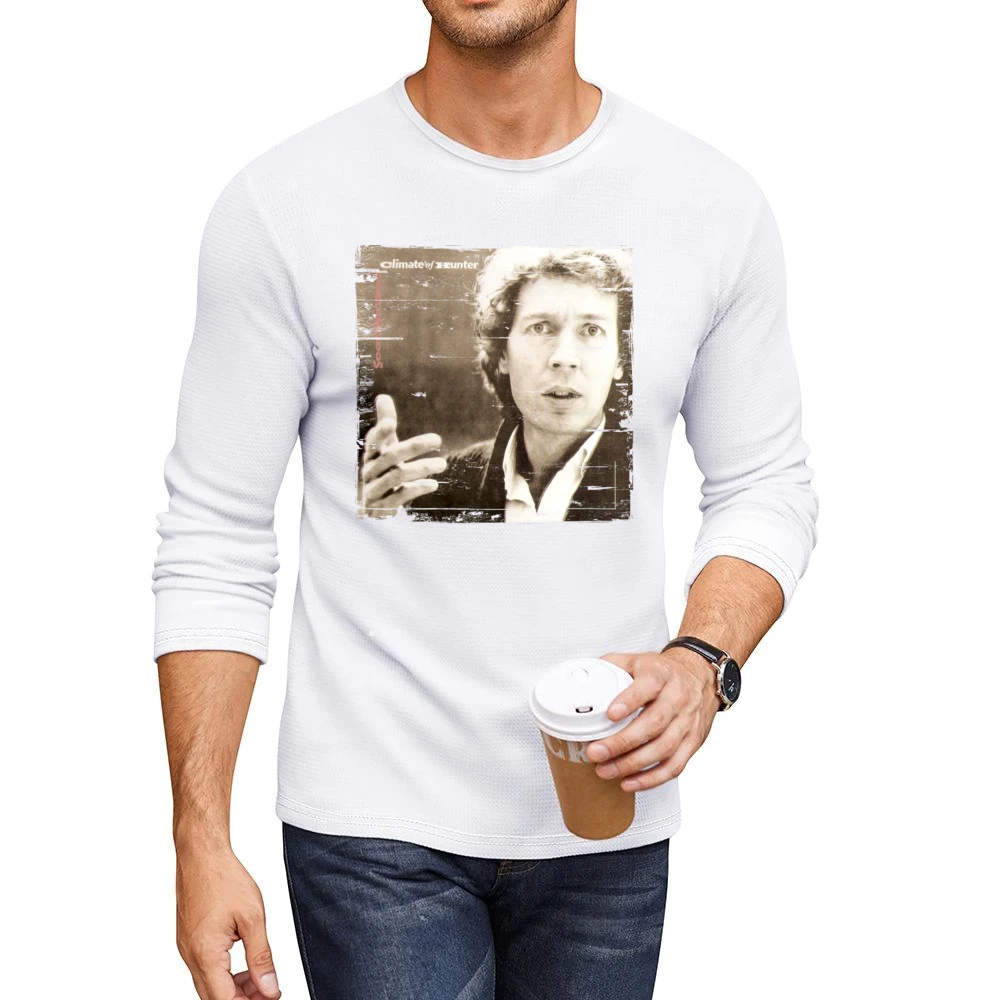 Scott Walker Climate Of The Hunter Album Cover Distressed Image T Shir Men CrewNeck Long Sleeve T-Shirt