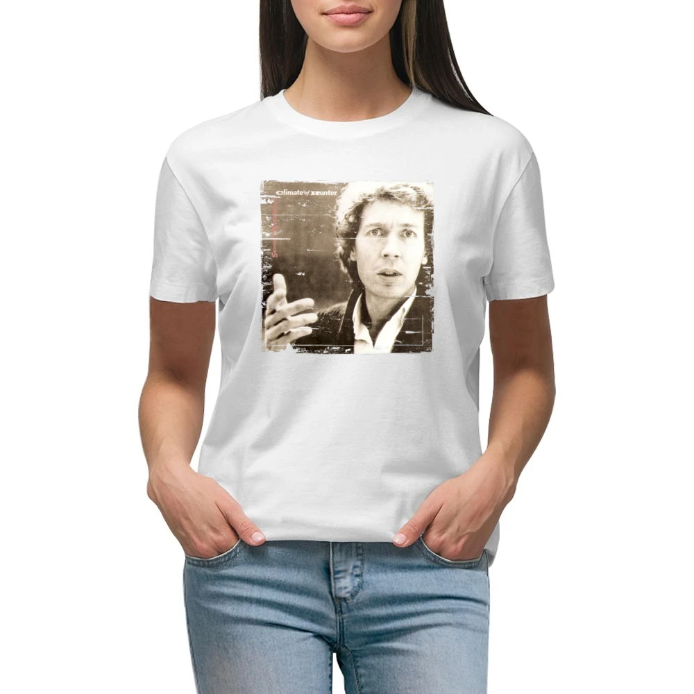 Scott Walker Climate Of The Hunter Album Cover Distressed Image T Shir Premium Women Ladies T-shirt