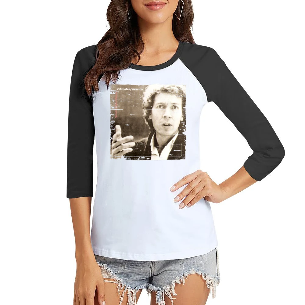Scott Walker Climate Of The Hunter Album Cover Distressed Image T Shir Women Ladies 3-4 Sleeve T-Shirt