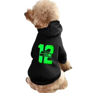 Seatle Football Team 12th Man Pet Apparel Clothes