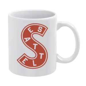 Seattle Hockey Team Retro Metropolitans Sports Red Logo Fan White Mug