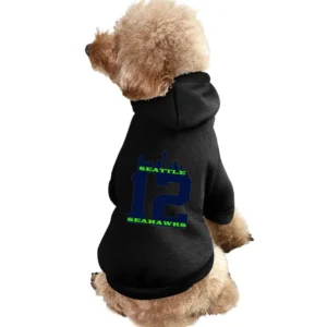 Seattle Seahawks 12th Man Tshirt Pet Apparel Clothes
