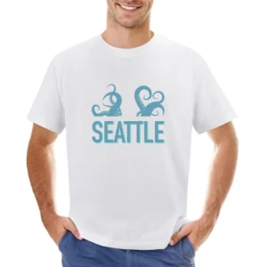 Seattle Washington Kraken Hockey Fan Asian Size Men T-Shirt