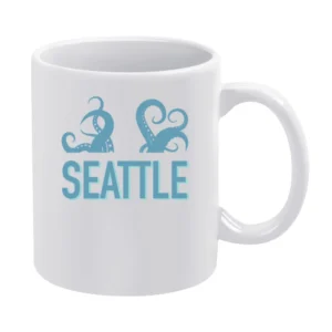 Seattle Washington Kraken Hockey Fan White Mug