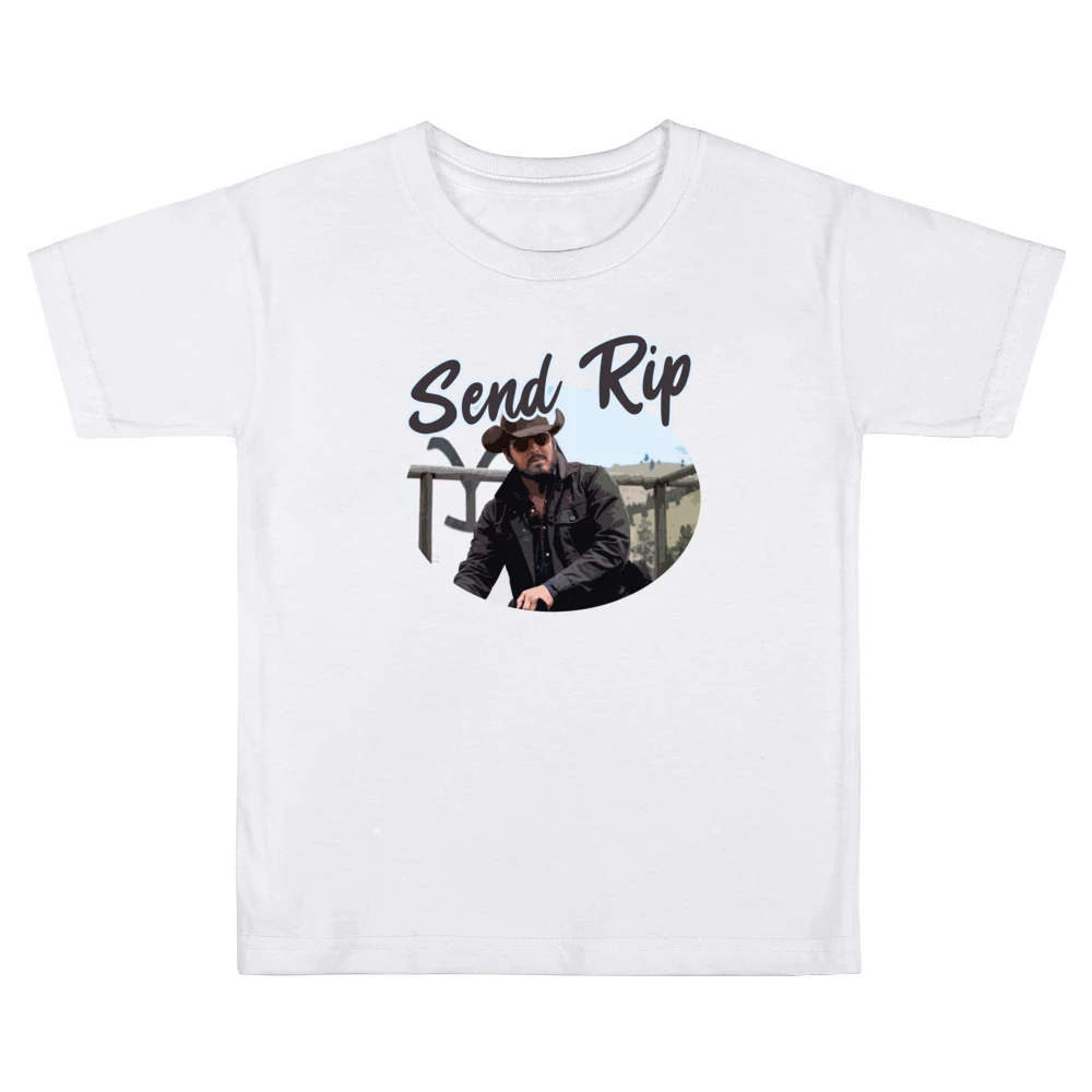 Send Rip Wheeler Yellowstone Show Kids Boys Girls T-Shirt