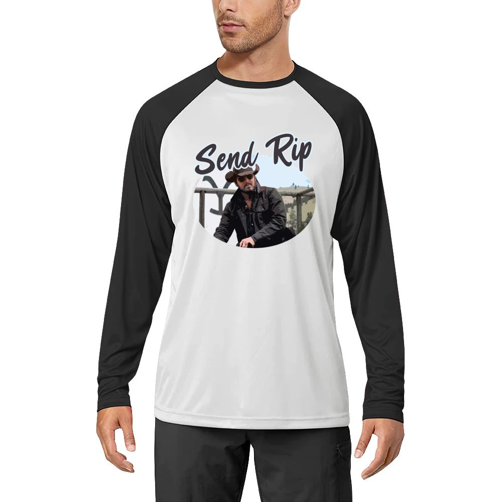 Send Rip Wheeler Yellowstone Show Men Long Sleeve T-Shirt
