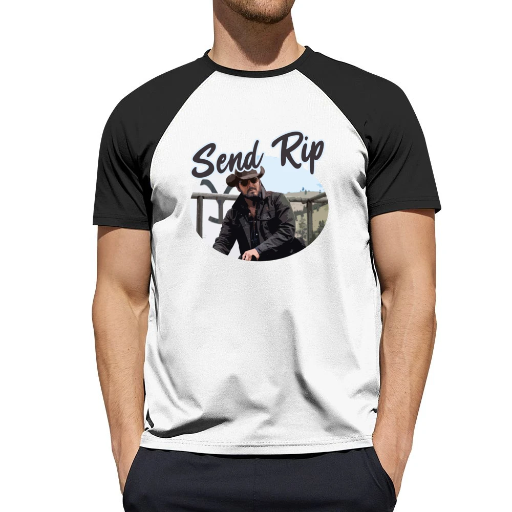 Send Rip Wheeler Yellowstone Show Men Short Sleeve T-Shirt
