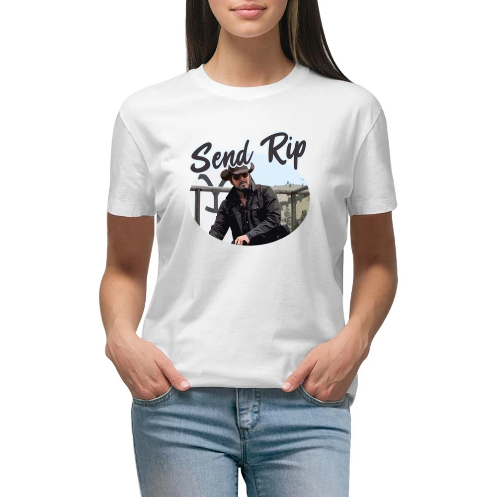 Send Rip Wheeler Yellowstone Show Premium Women Ladies T-shirt