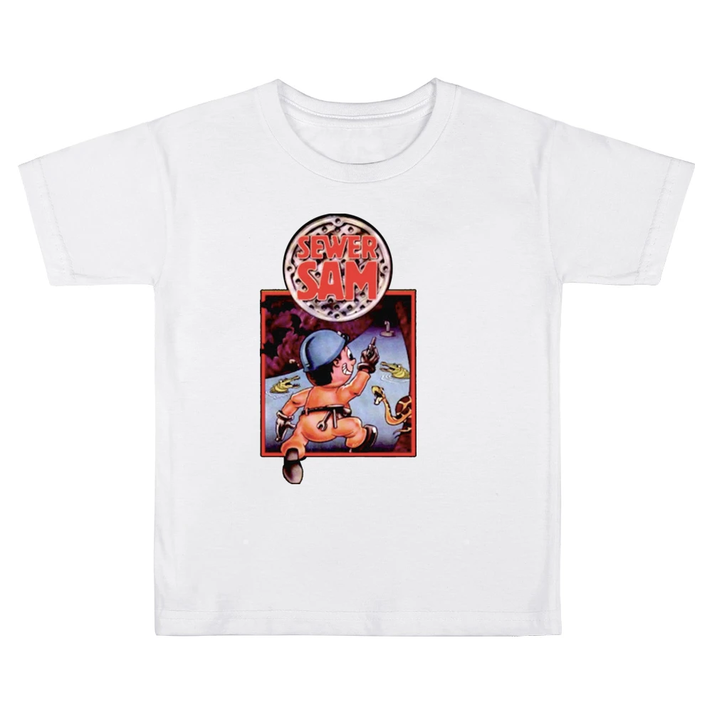 Sewer Sam Video Game Retro 80s Kids Boys Girls T-Shirt