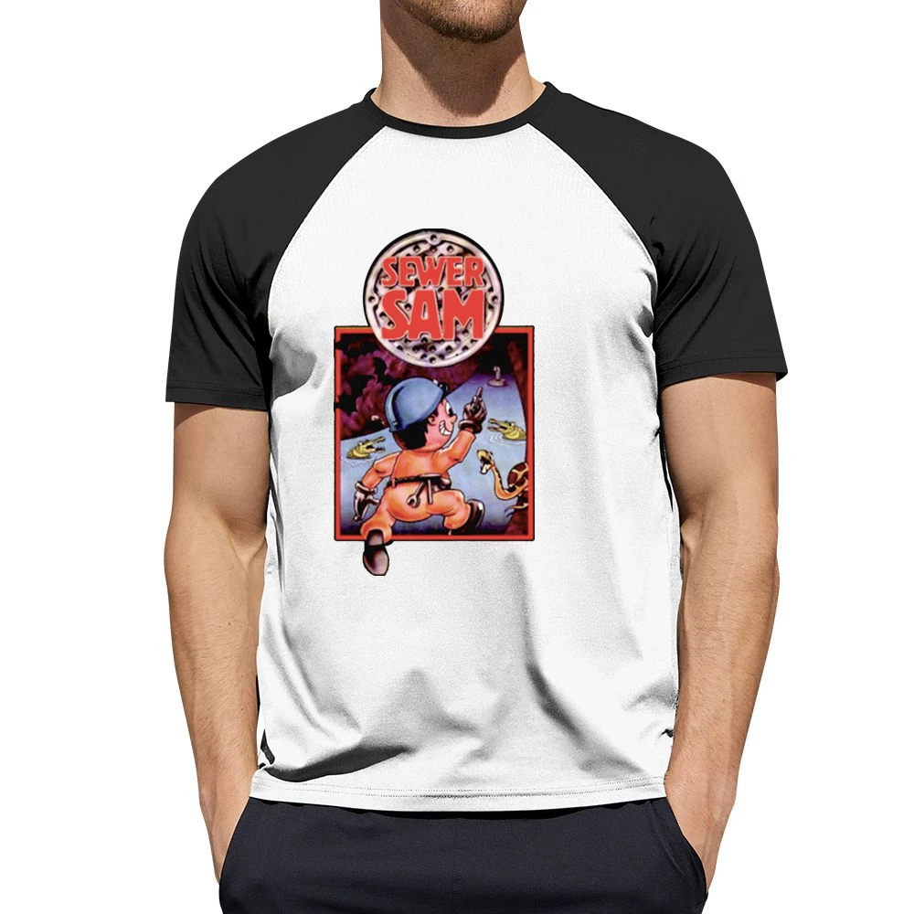 Sewer Sam Video Game Retro 80s Men Short Sleeve T-Shirt