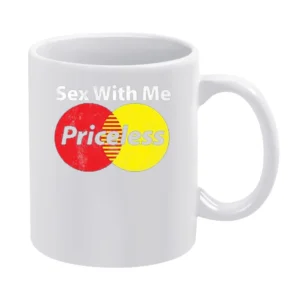 Sex With Me Priceless Funny Mastercard Parody Cool Nathan Sykes Graphi White Mug