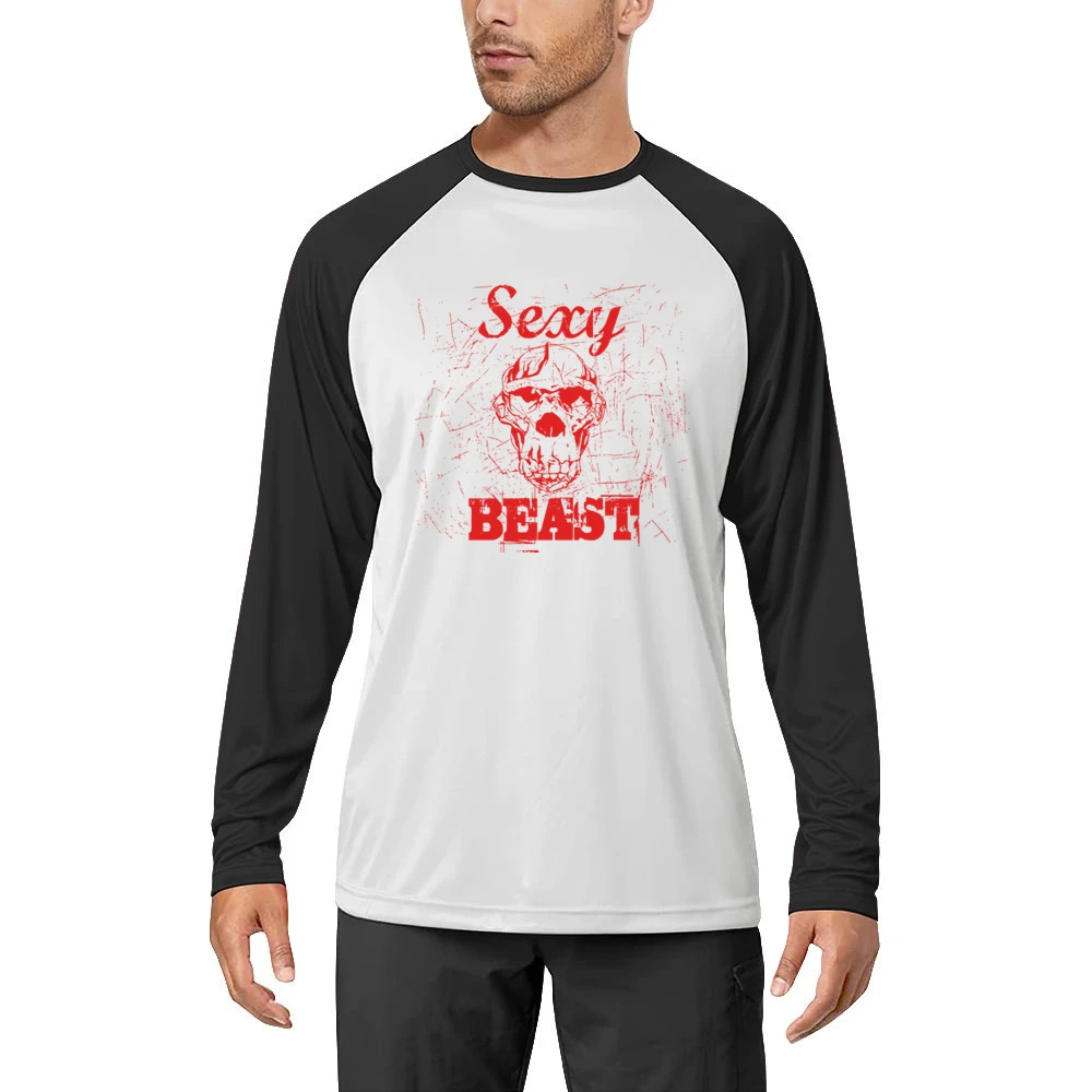 Sexy Beast Funny Joke Men Long Sleeve T-Shirt