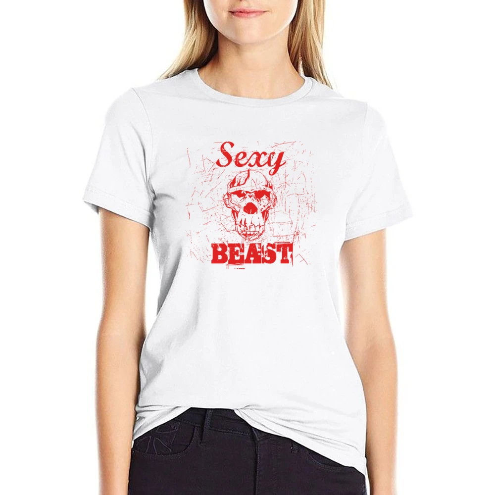 Sexy Beast Funny Joke US Size Women Ladies T-shirt