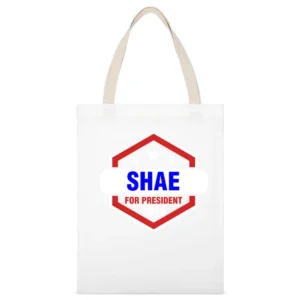 Shae For President 2016 Game of Thrones TV Show White Canvas Tote Shopping Bag