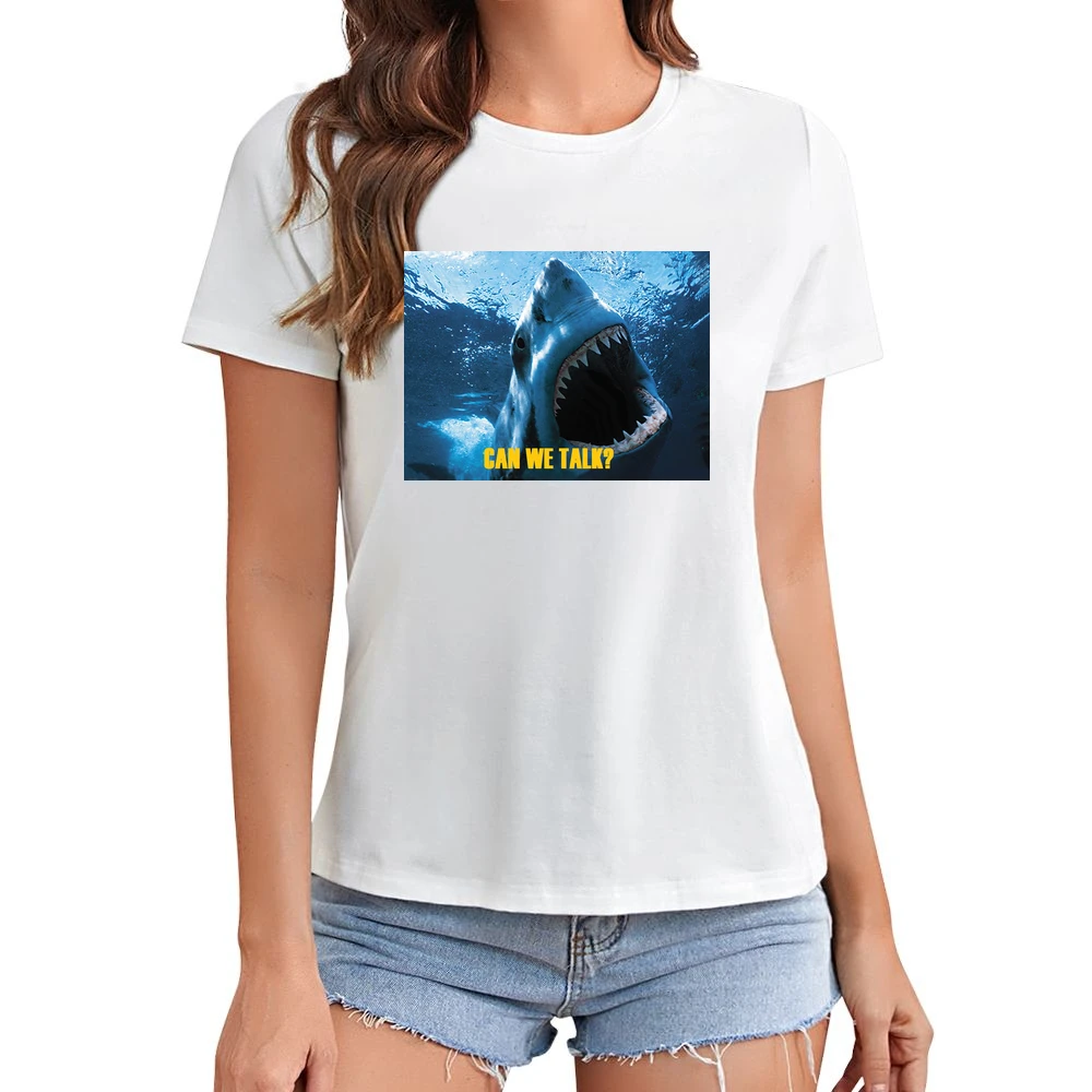 Shark Week Tv Asian Size Women Ladies T-shirt