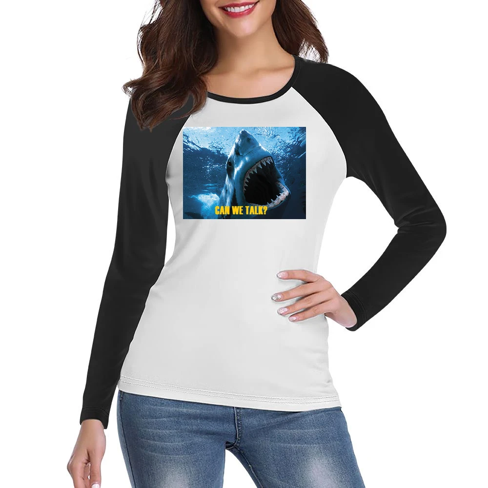 Shark Week Tv Women Ladies Long Sleeve T-Shirt