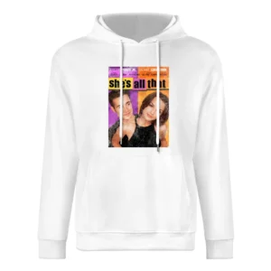 She's All That Fun Popular 90s Vintage Distressed Movie Poster Graphic European Size Men Hoodie