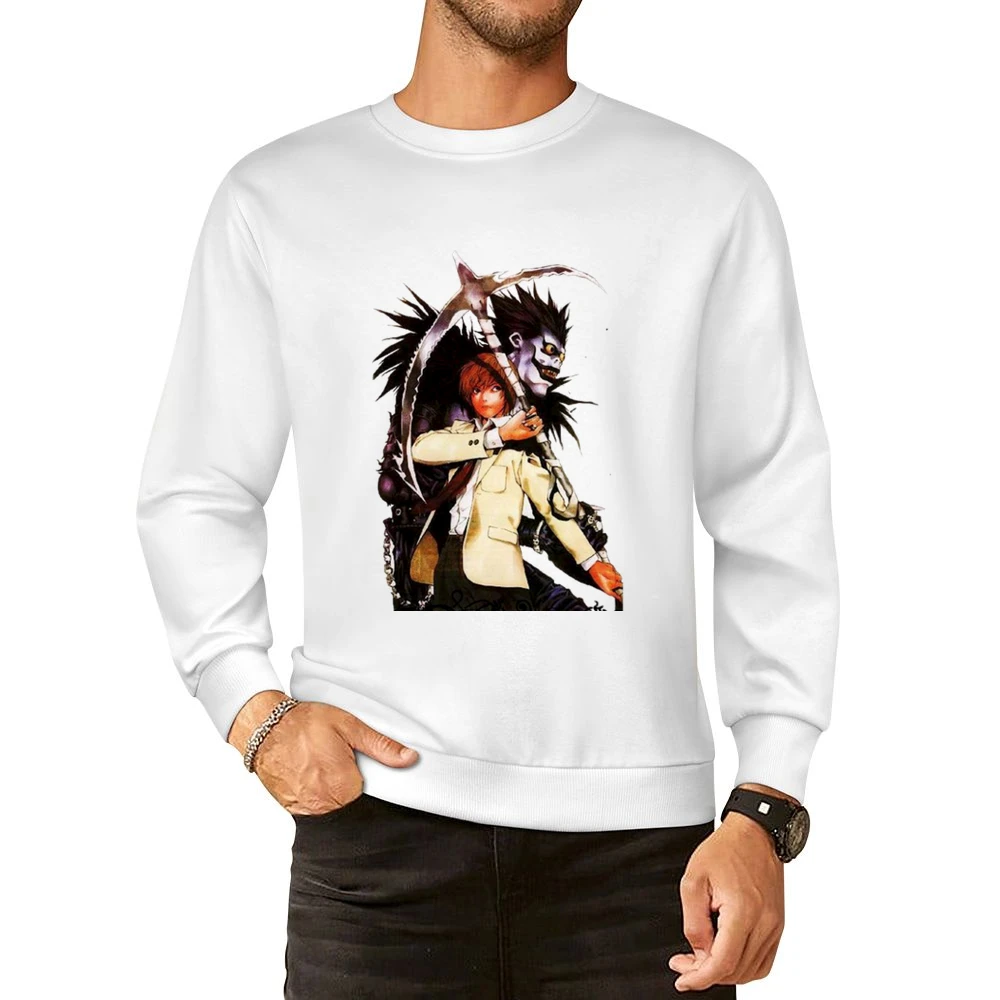 Shinigami Ryuk and yagami light Kira killer Death Note European Size Pullover Sweater