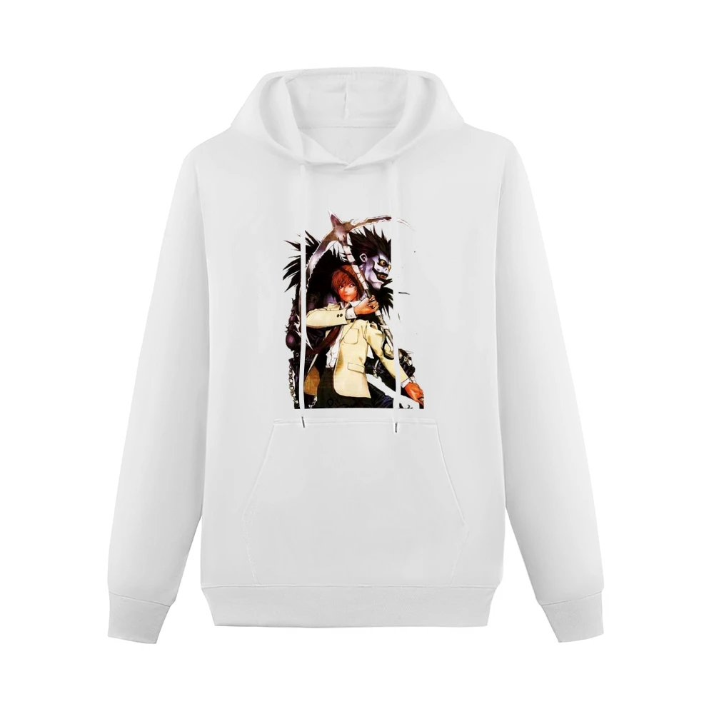Shinigami Ryuk and yagami light Kira killer Death Note Men Hoodie With Pocket
